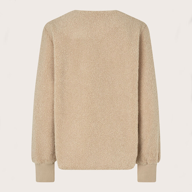 Jacket Junte Teddy Fleece Fog