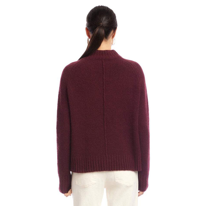 Sweater Turtleneck Wine