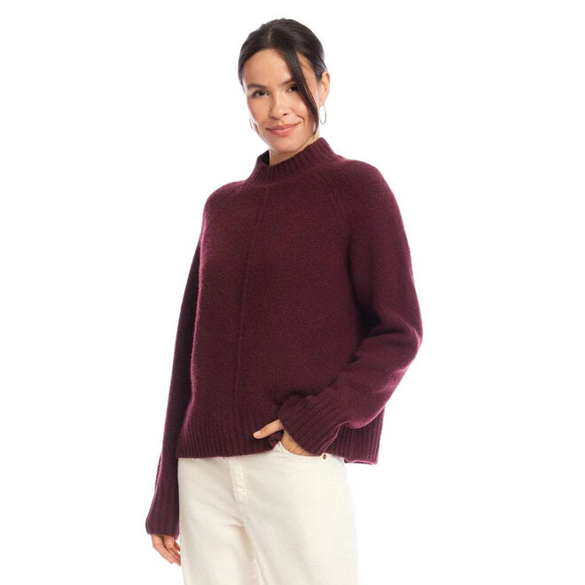 Sweater Turtleneck Wine