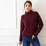 Sweater Turtleneck Wine