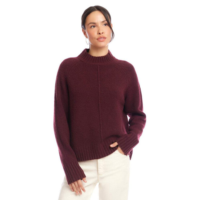 Sweater Turtleneck Wine