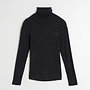 Ribbed T-Shirt Turtleneck Marengo