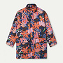 Coat Tiger Lily Flower Print