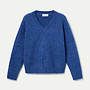 Textured knit Sweater Blue