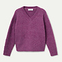 Textured Knit Sweater Bougainvillea