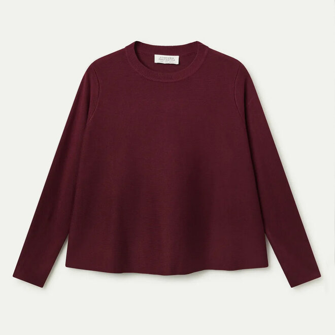 Knit Sweater Burgundy