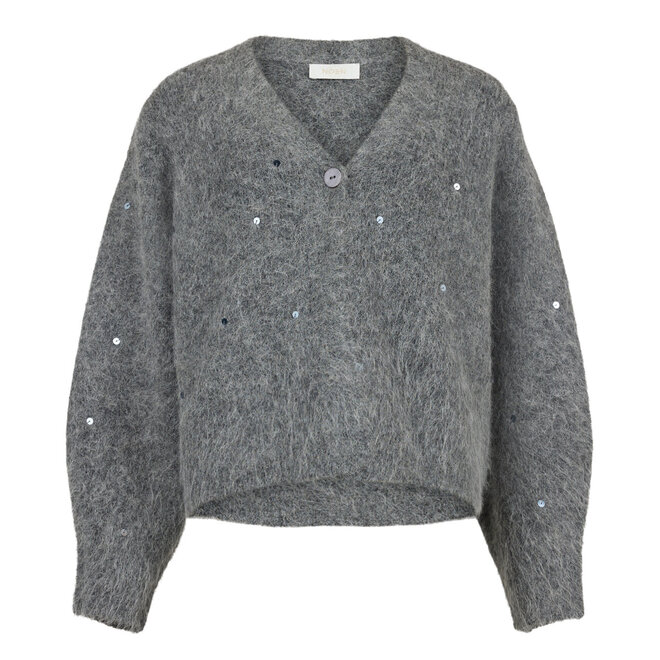 Knit Cardigan Grey