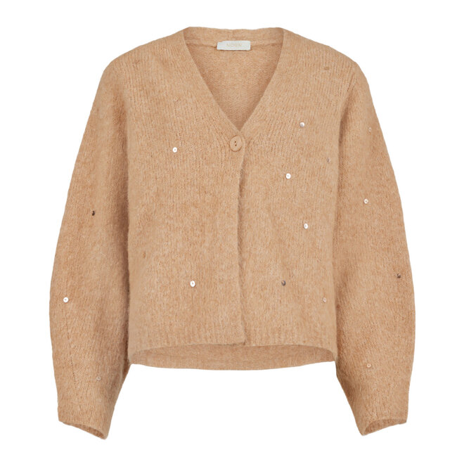 Knit Cardigan Camel