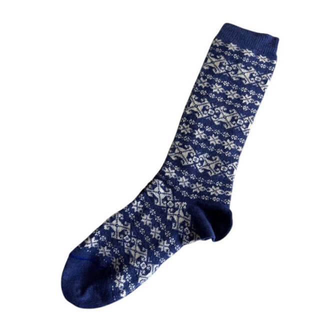 Alpaca Socks Oslo Nordic Blue