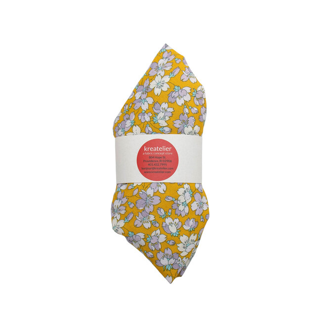 Cover Dish and Bowl Floral Set 3 M, L & XL