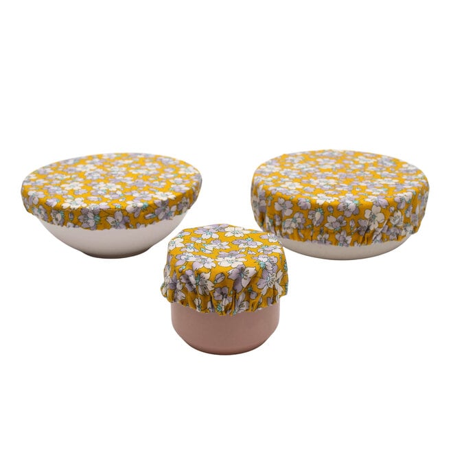 Cover Dish and Bowl Floral Set 3 XS, S & M