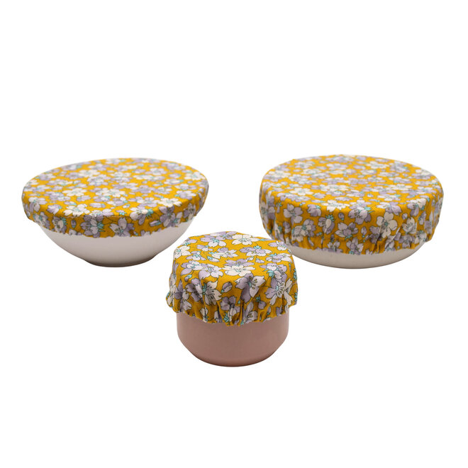 Cover Dish and Bowl Floral Set 3 XS, S & M