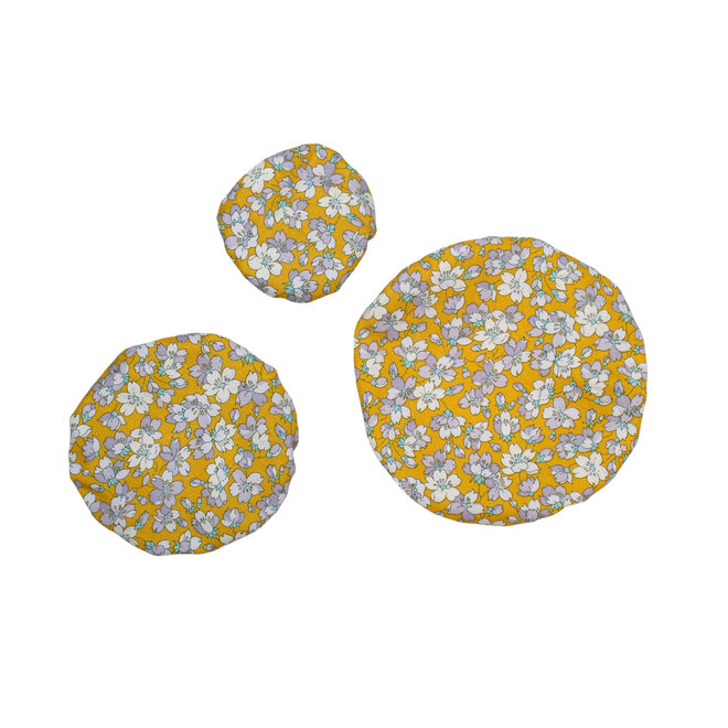 Cover Dish and Bowl Floral Set 3 XS, S & M