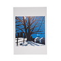 Card Winter Blue