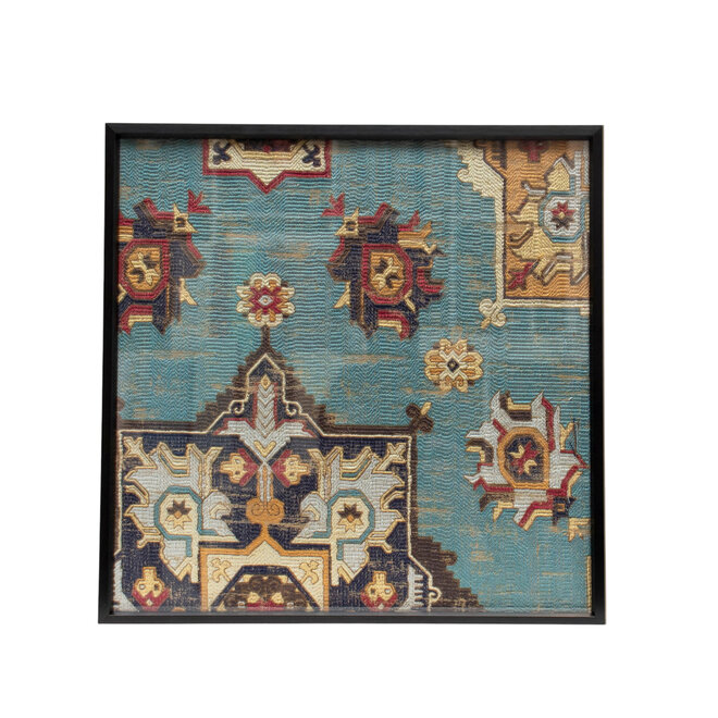 Framed Fabric  Malataya Blue