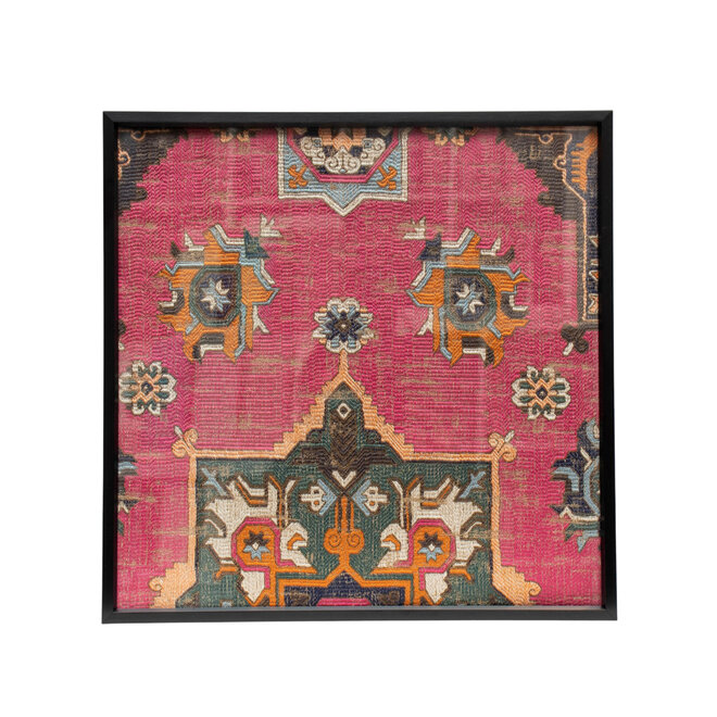 Framed Fabric  Malataya Pink