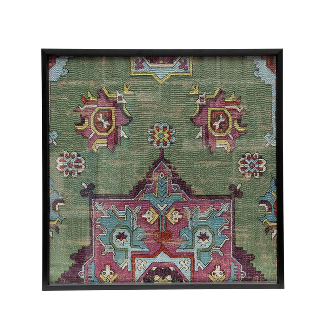 Framed Fabric  Malataya Green