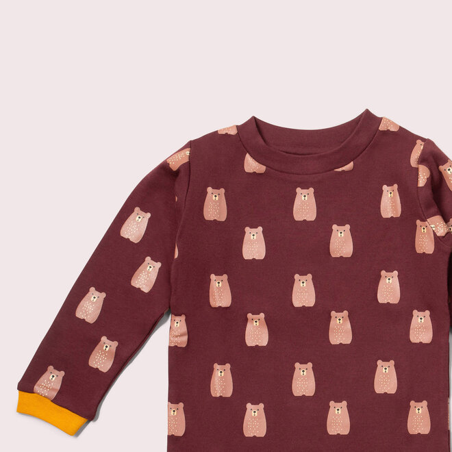 T-Shirt LS Brown Bears