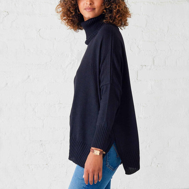 Catalina Turtleneck Sweater True Black