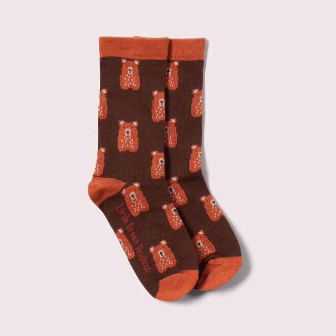 Ankle Socks Teddy Bear Multi Set of 5 0-6M