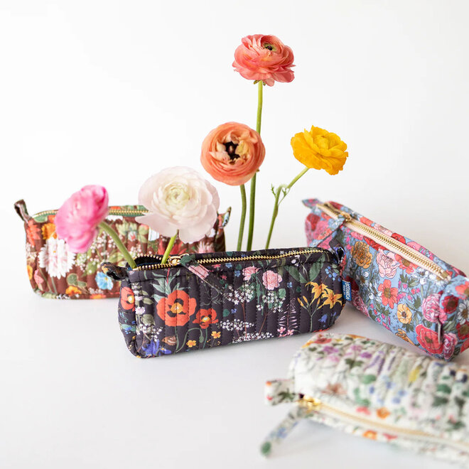 Pencil Pouch Quilted Botanist