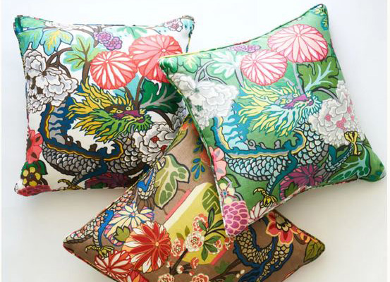 Schumacher Chiang Mai Dragon Fabric