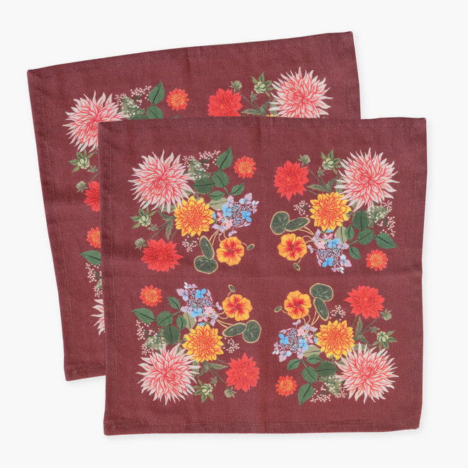 Linen Table Napkins Buttercup Set of 2