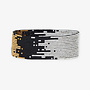 Bracelet Kenzie Beaded Ombre Black & White