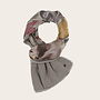 Scarf Botanical Floral Patchwork Stone