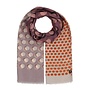 Scarf Gradient Dots Chinchilla Taupe