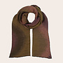 Glittering Scarf Pleated Martini Olive