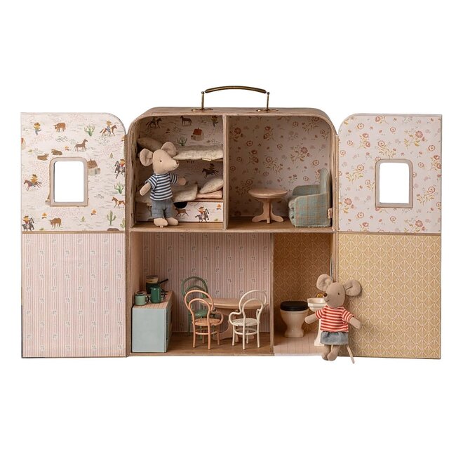 Mouse SuitCasa Little Brother & Sister