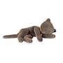 Sleeping Kitten Plush Grey Medium