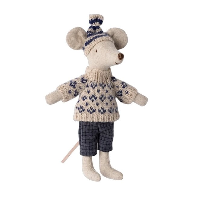 Mouse Dad Blue Winter Ski Set