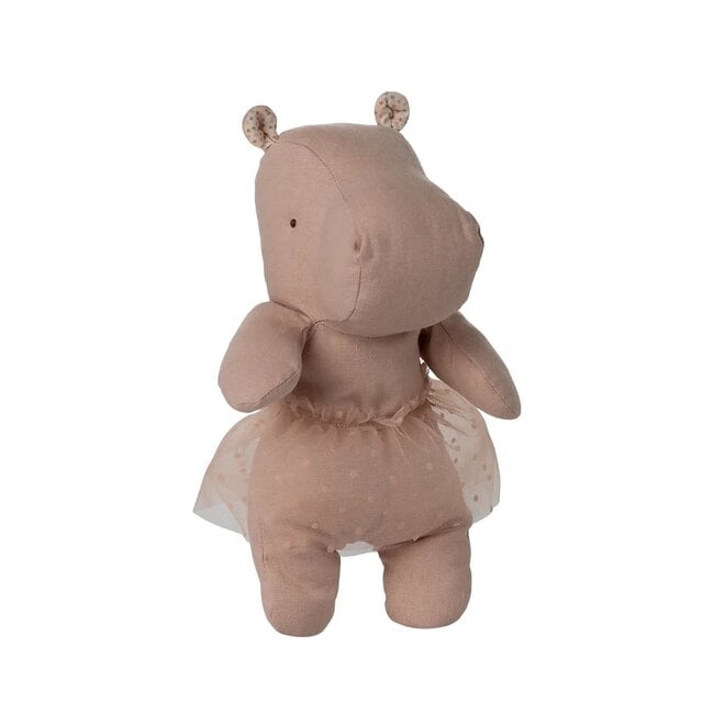 Safari Friends Small Hippo with Skirt Soft Rose