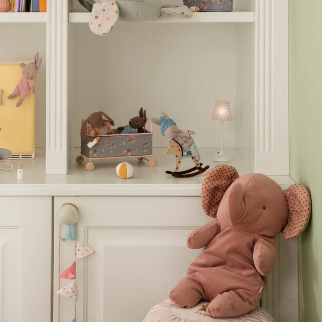 Safari Friends Medium Elephant Vintage Rose