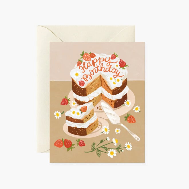 Card Homemade Birthday Cake