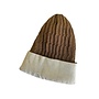 Hat Baby Alpaca Reversible Camel/Cream
