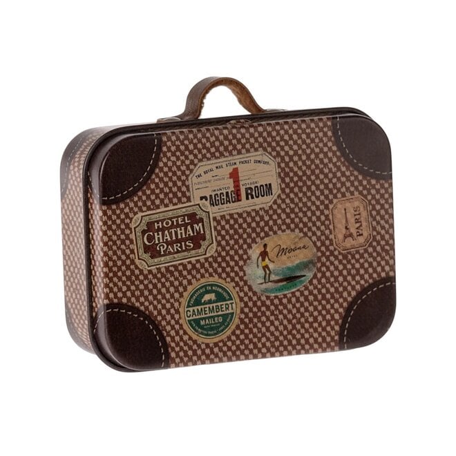 Travel Micro Suitcase Brown