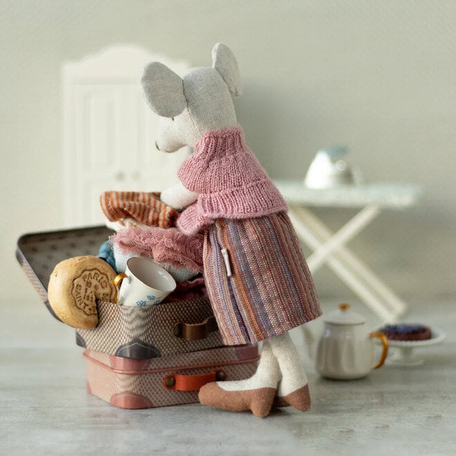 Travel Micro Suitcase Brown