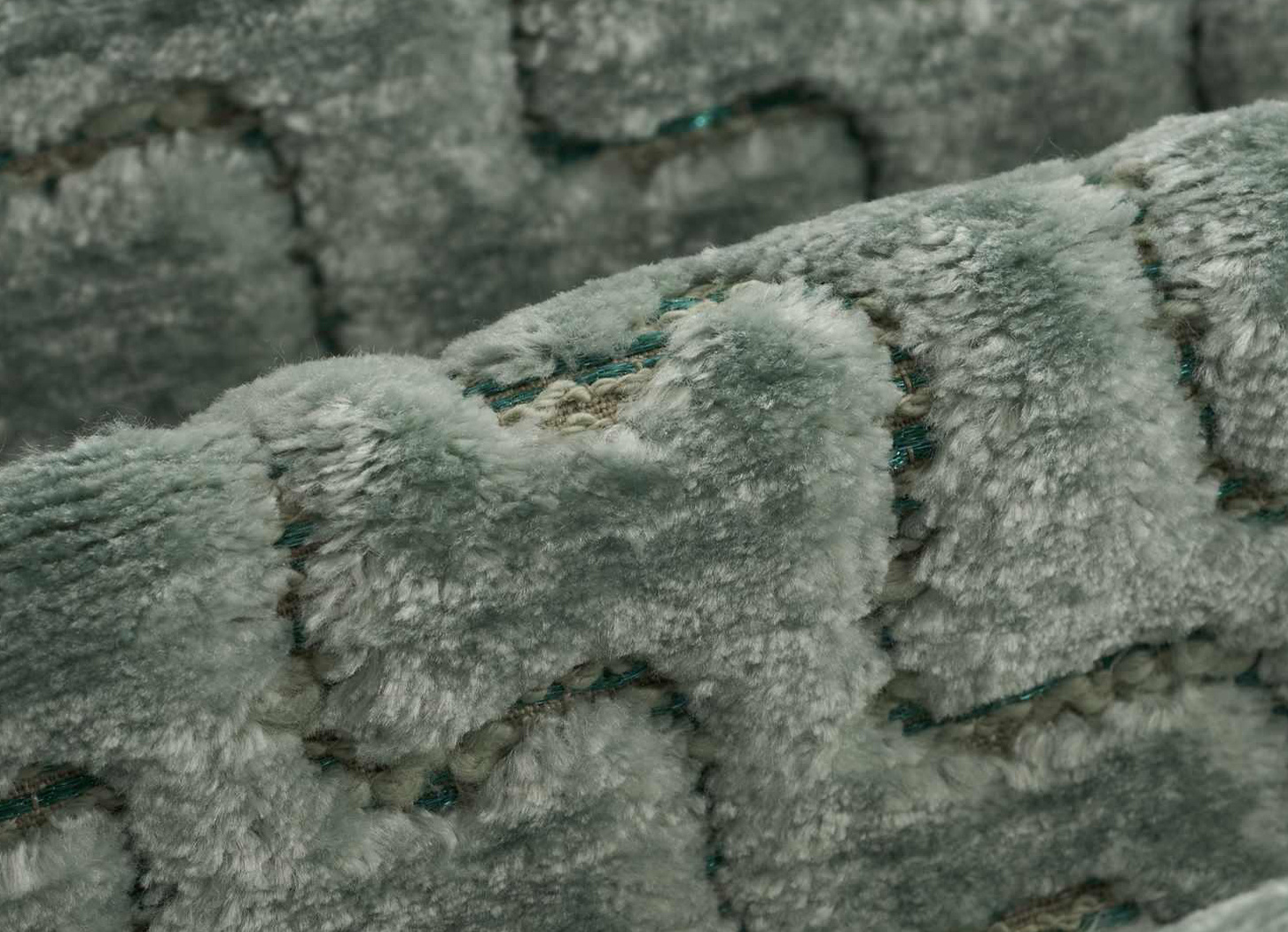 SHariis Fabric Street Wave Seafoam