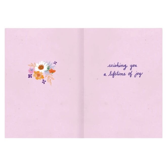 Card Floral Cake Wedding