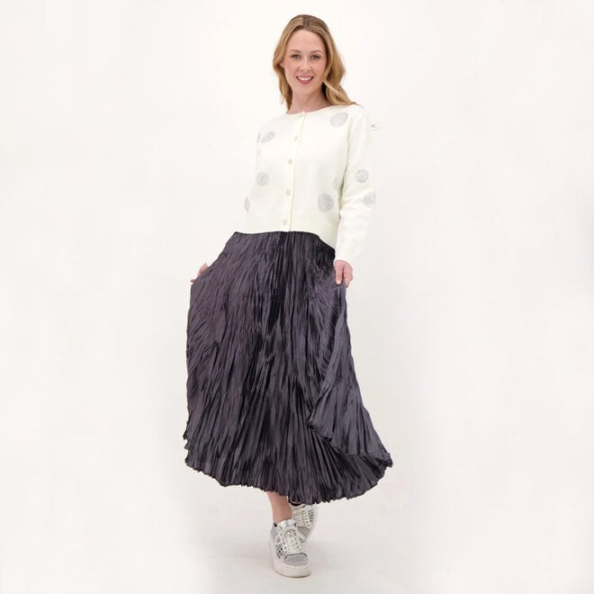 Skirt Crinkle Charcoal