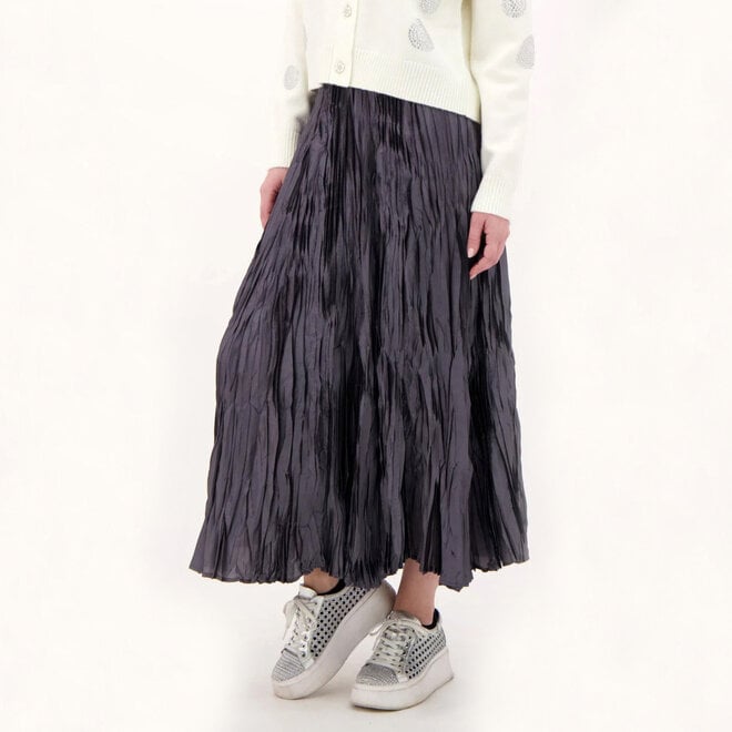 Skirt Crinkle Charcoal