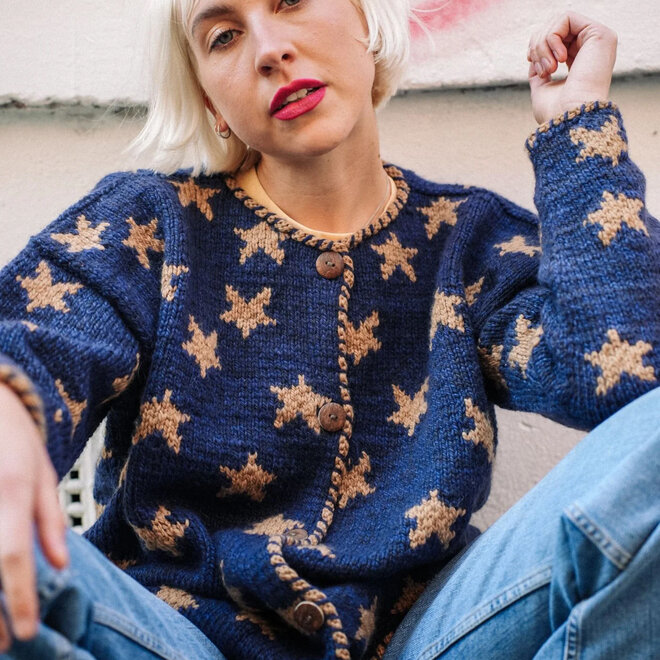 Cardigan Star Denim