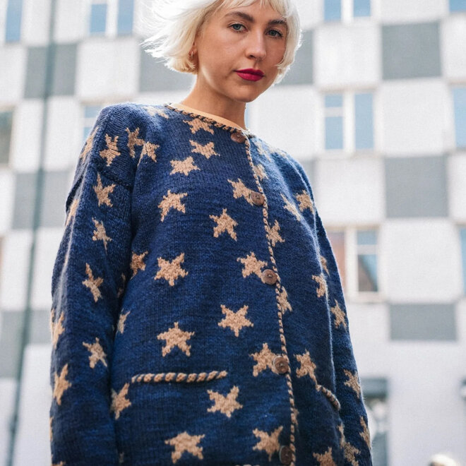 Cardigan Star Denim