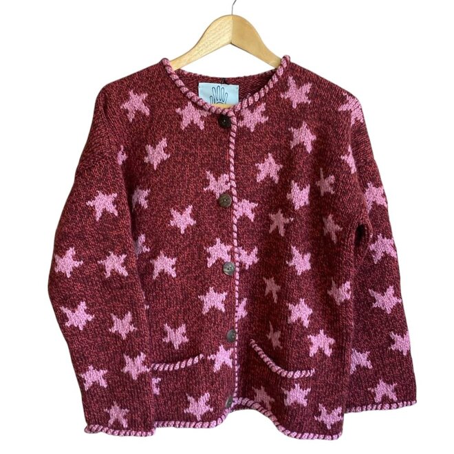 Cardigan Star Baked Red