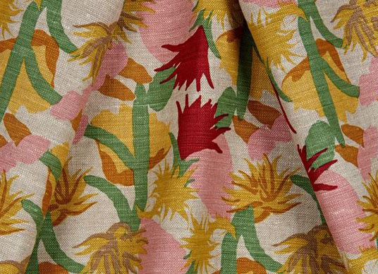 Christopher Farr Cloth Cactus Flower