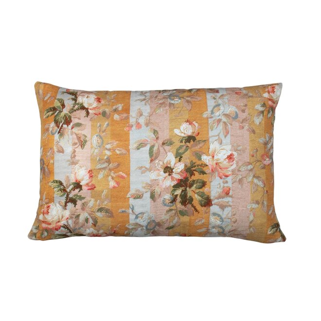 Pillow Rainbow Rose Dusk Stripe 21 x 14in