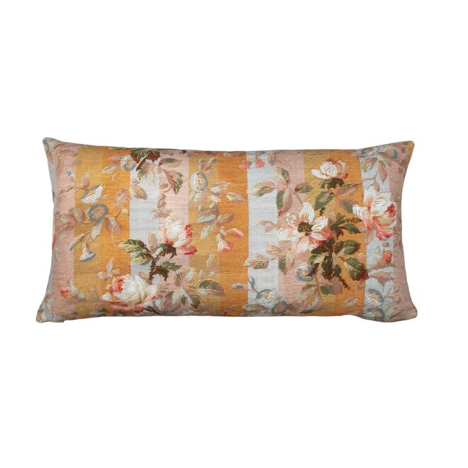 Pillow Rainbow Rose Dusk Stripe 11 x 21in